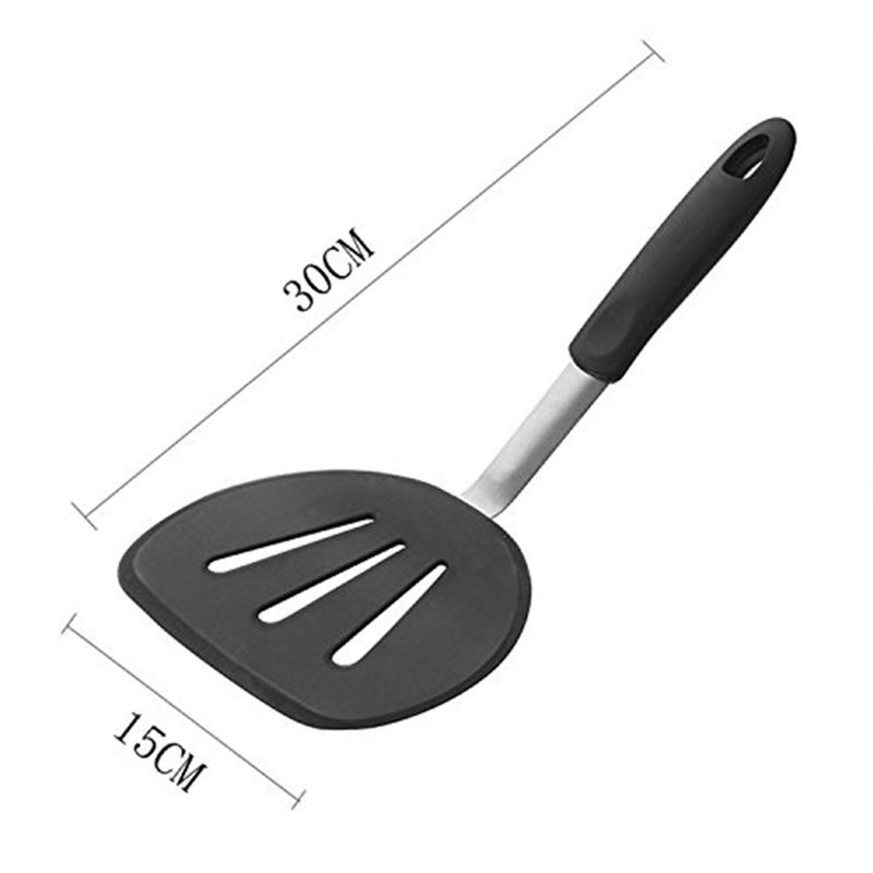 kakamono Silicone Turner, Perfect Pancake Flipper and Egg Turner, Heat Resistant Rubber Spatula Wide for Large Food - Image 3